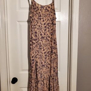 Spaghetti Strap Ruffle Dress
